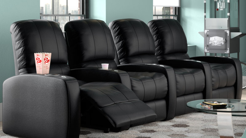 Wayfair theater chairs hot sale